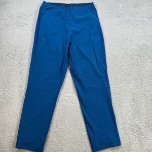 Porto Blue Nylon Lycra Athletic‎ Track Pants Women's Size Medium 3